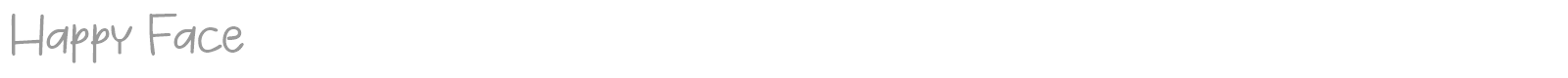 Happy Face font preview